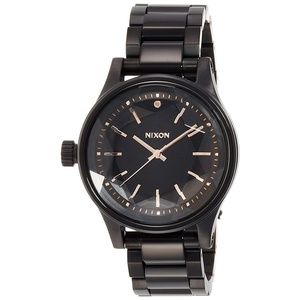 Nixon Watch Facet 38 All Black/Rose Gold